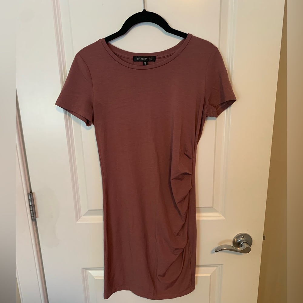 Dusty Rose coloured mini dress